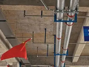 蒸湘管廊支架的安装方法